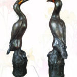 bestiaire cormoran dressé