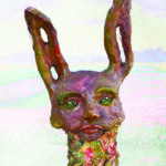 Bestiaire lapin fleuri